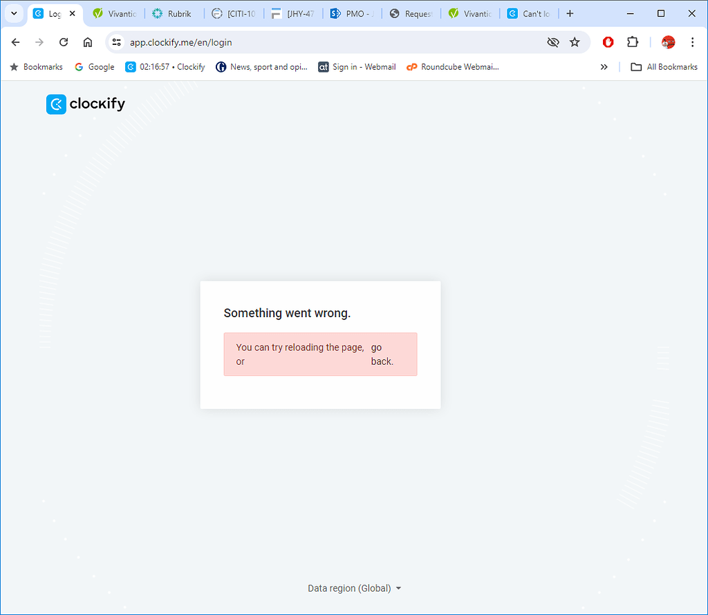 Can't log in! - Tips, Tricks & How to's - Clockify Community Forum