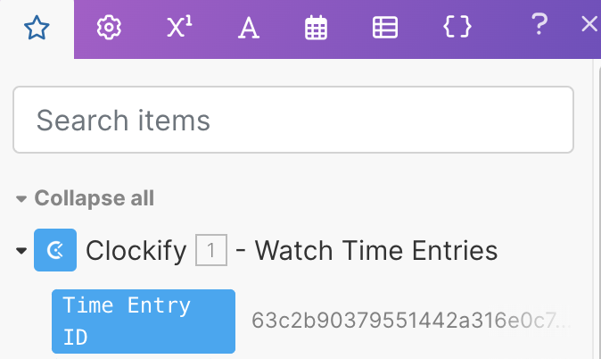 Make Time Entry ID
