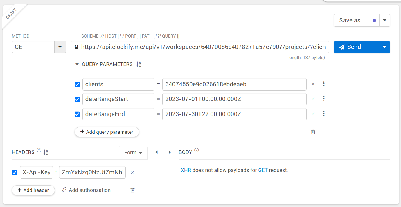 Cant Get Time Range Developers API Clockify Forum